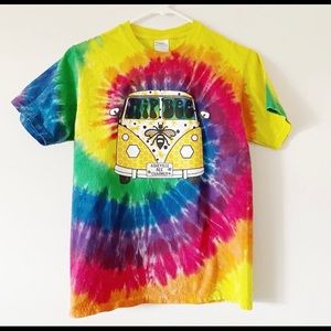 Tie Dye  Bee Charmer Graphic Tee Vintage L Youth